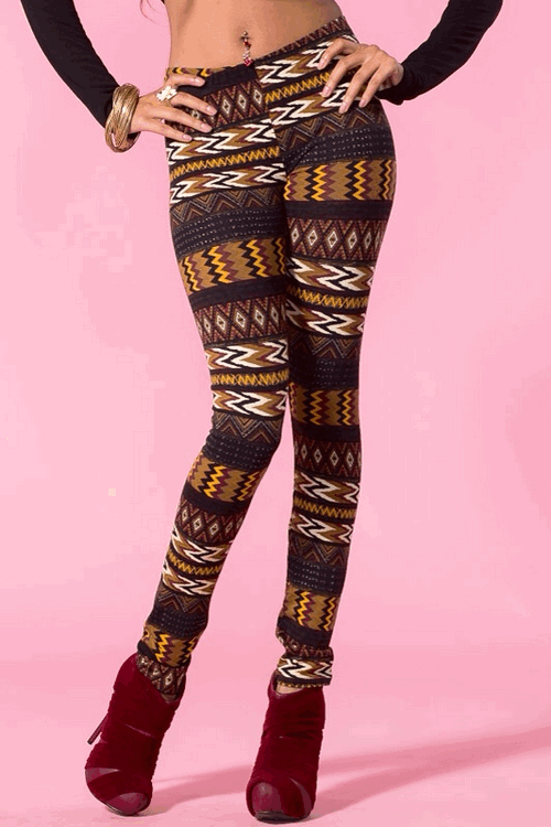 Aztec Print Leggings